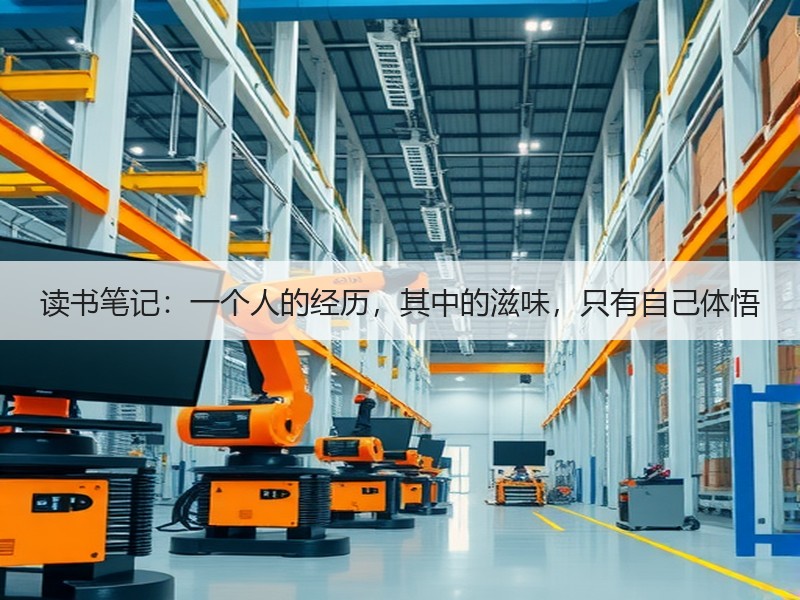 读书笔记：一个人的经历，其中的滋味，只有自己体悟