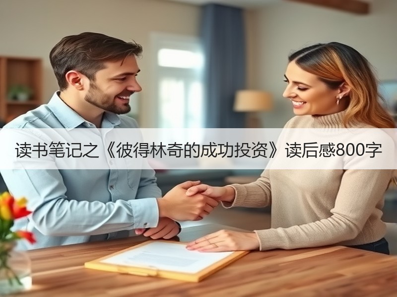 读书笔记之《彼得林奇的成功投资》读后感800字