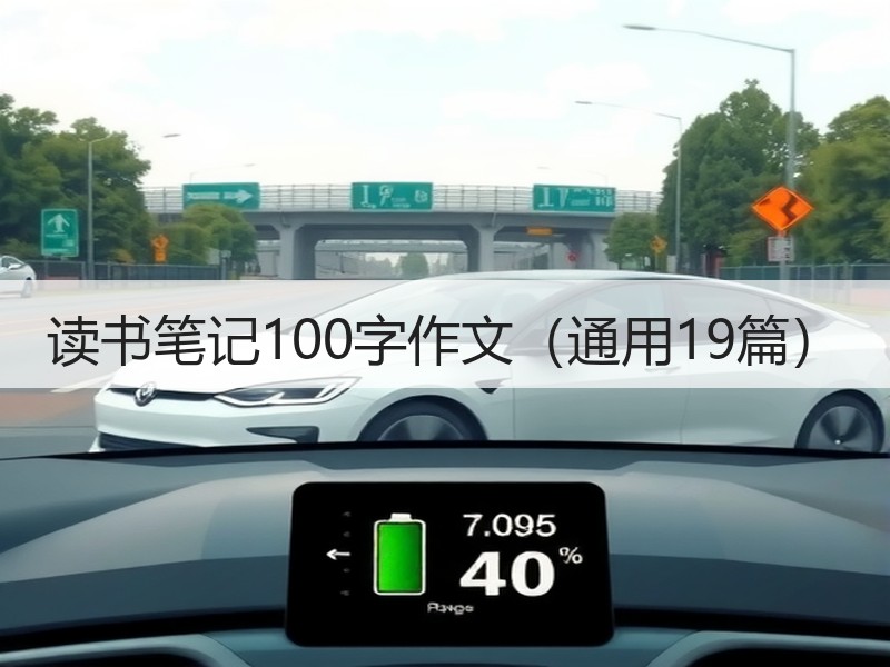 读书笔记100字作文（通用19篇）