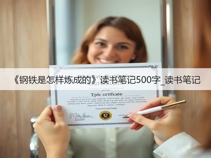 《钢铁是怎样炼成的》读书笔记500字_读书笔记