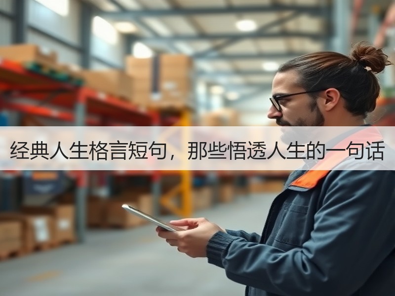 经典人生格言短句，那些悟透人生的一句话