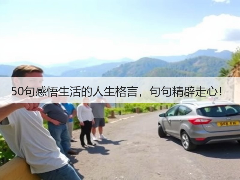 50句感悟生活的人生格言，句句精辟走心！