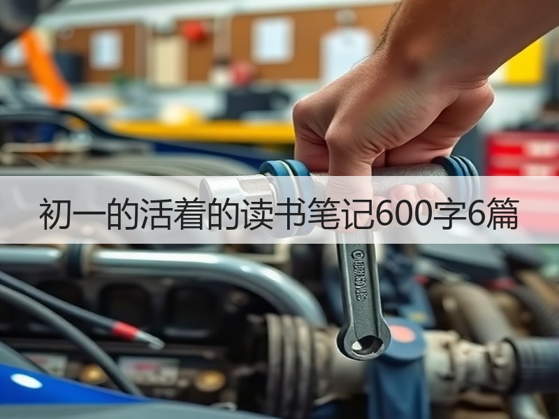 初一的活着的读书笔记600字6篇