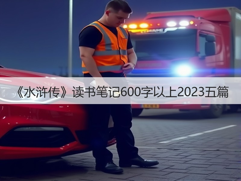 《水浒传》读书笔记600字以上2023五篇