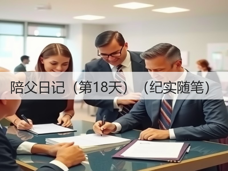 陪父日记（第18天）（纪实随笔）