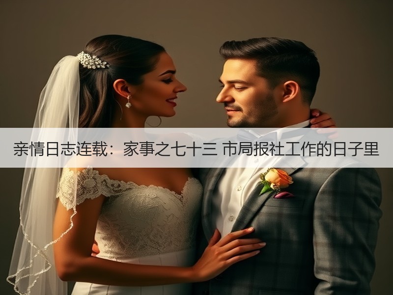 亲情日志连载：家事之七十三 市局报社工作的日子里