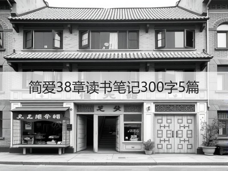 简爱38章读书笔记300字5篇
