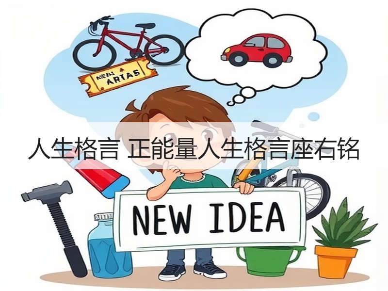 人生格言 正能量人生格言座右铭