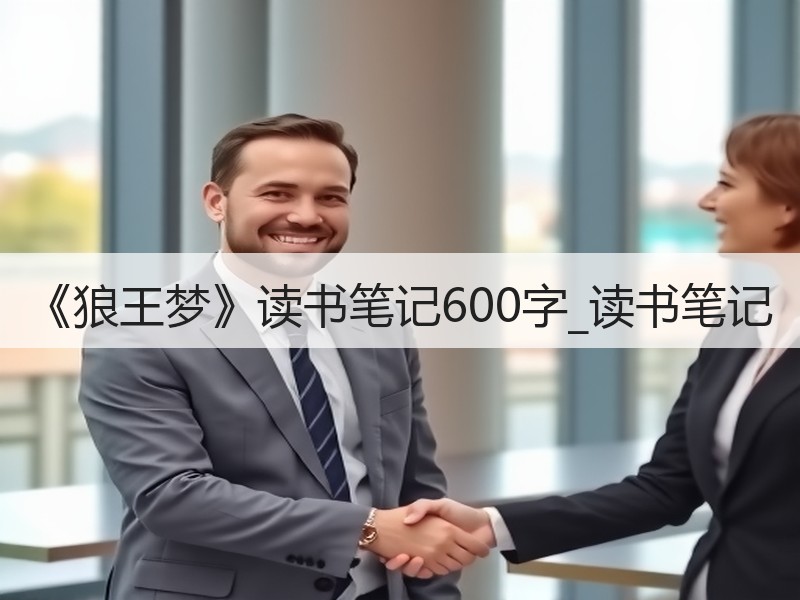 《狼王梦》读书笔记600字_读书笔记