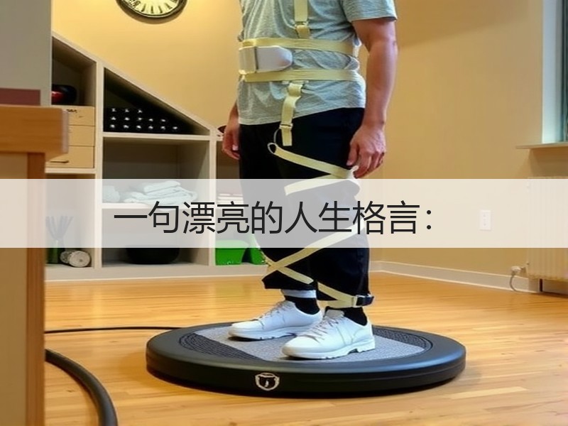 一句漂亮的人生格言：