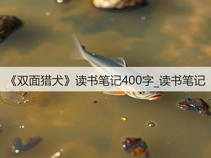 《双面猎犬》读书笔记400字_读书笔记