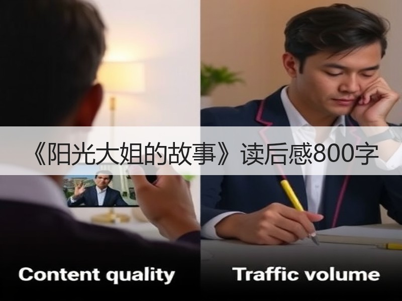 《阳光大姐的故事》读后感800字