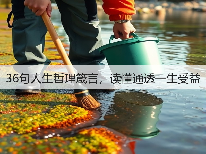 36句人生哲理箴言，读懂通透一生受益