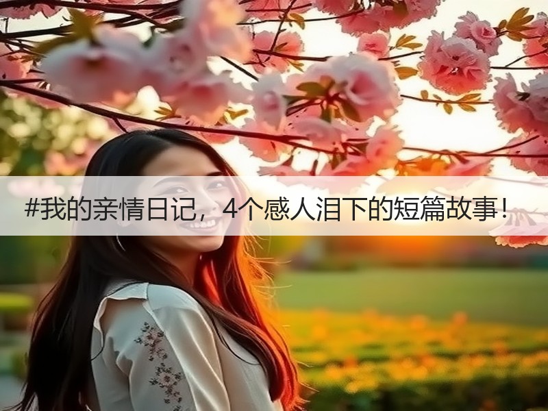 #我的亲情日记，4个感人泪下的短篇故事！