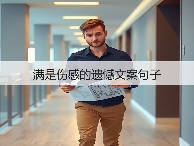 满是伤感的遗憾文案句子