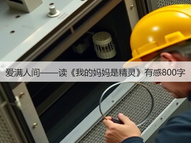 爱满人间——读《我的妈妈是精灵》有感800字
