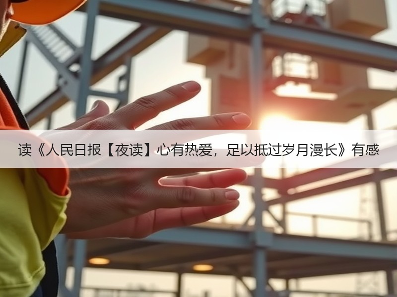 读《人民日报【夜读】心有热爱，足以抵过岁月漫长》有感