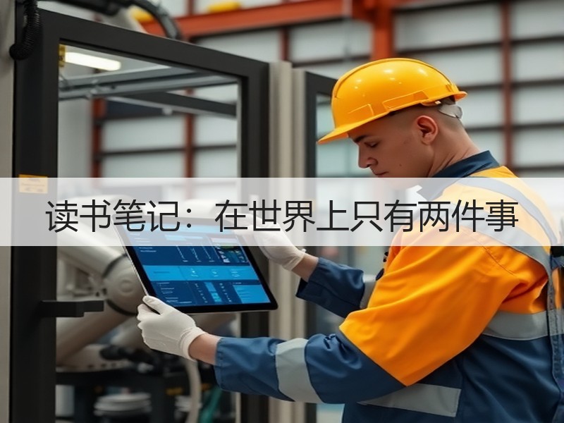 读书笔记：在世界上只有两件事