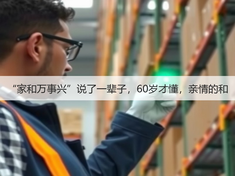 “家和万事兴”说了一辈子，60岁才懂，亲情的和