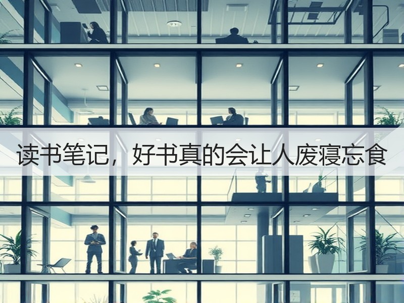 读书笔记，好书真的会让人废寝忘食