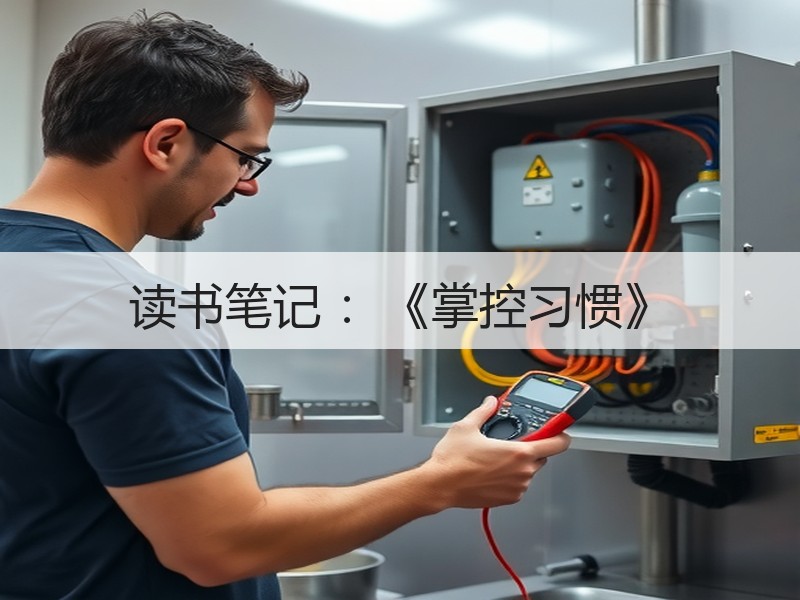 读书笔记 ：《掌控习惯》