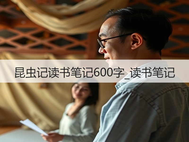 昆虫记读书笔记600字_读书笔记
