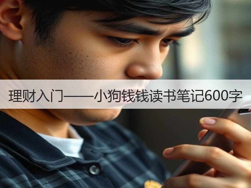 理财入门——小狗钱钱读书笔记600字