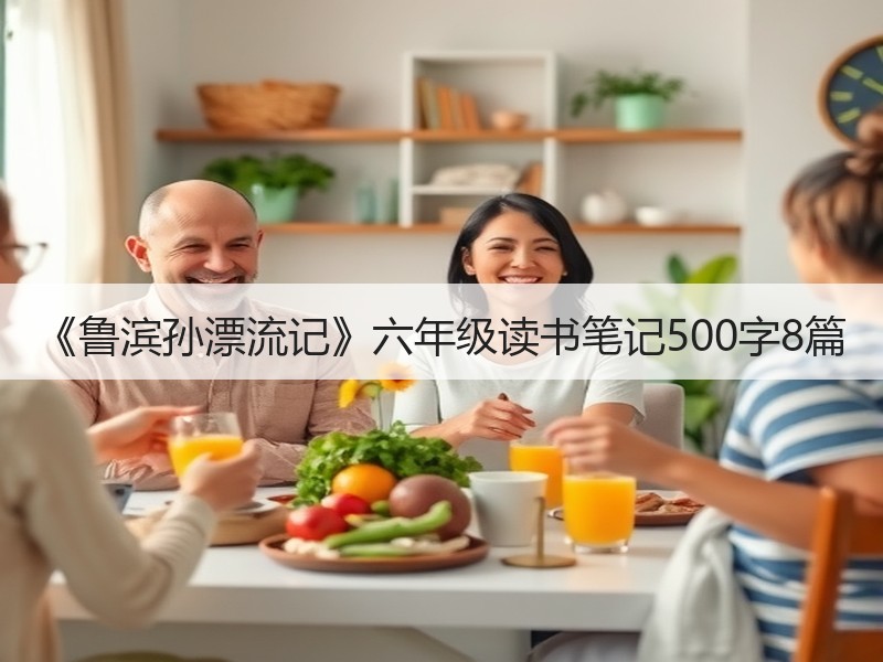 《鲁滨孙漂流记》六年级读书笔记500字8篇