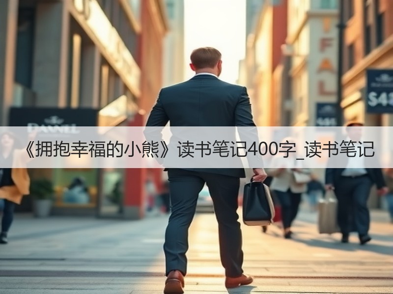 《拥抱幸福的小熊》读书笔记400字_读书笔记