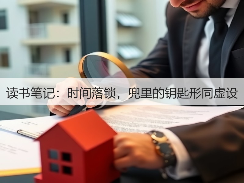 读书笔记：时间落锁，兜里的钥匙形同虚设