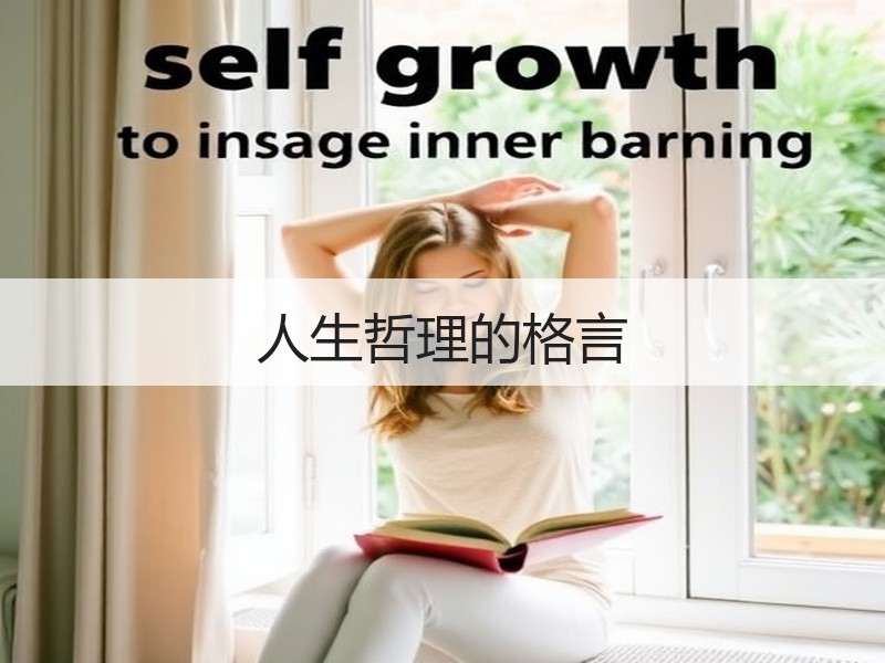 人生哲理的格言