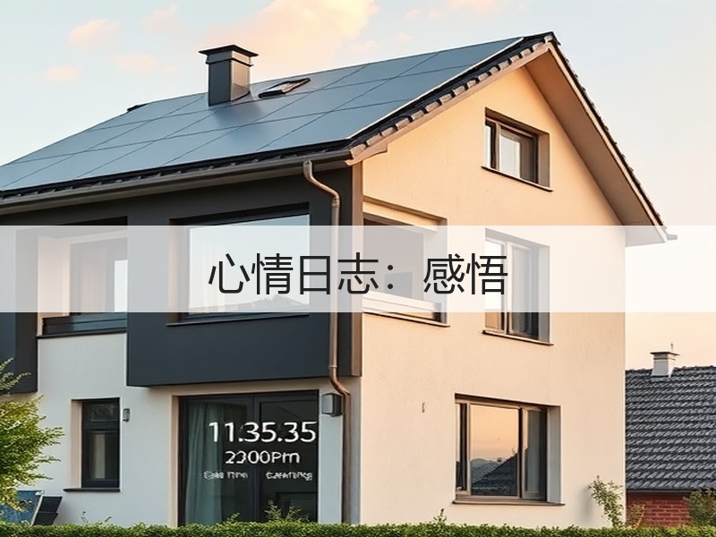 心情日志：感悟