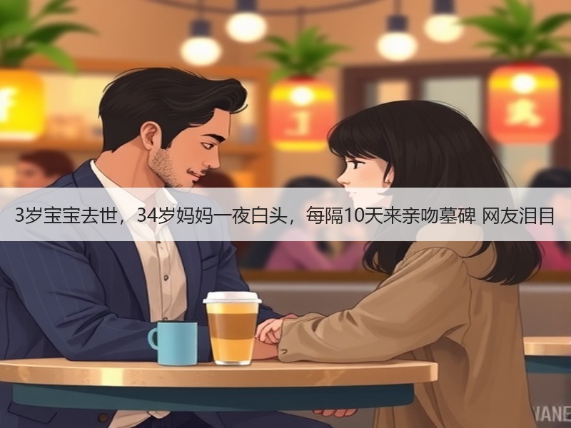 3岁宝宝去世，34岁妈妈一夜白头，每隔10天来亲吻墓碑 网友泪目
