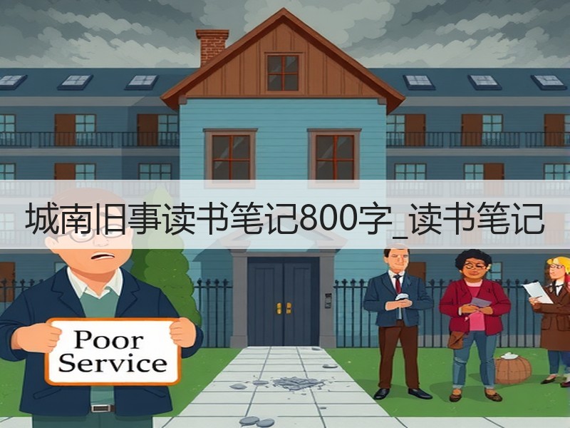 城南旧事读书笔记800字_读书笔记