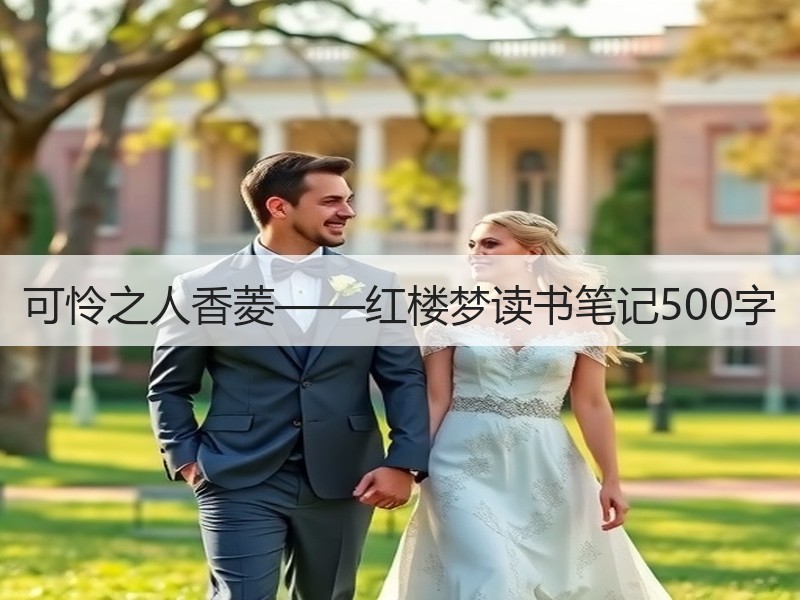 可怜之人香菱——红楼梦读书笔记500字
