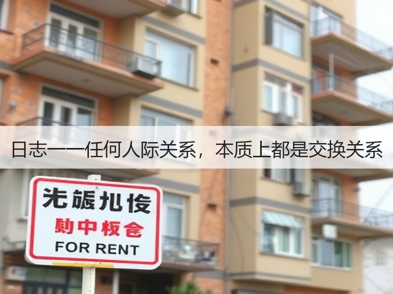 日志一一任何人际关系，本质上都是交换关系