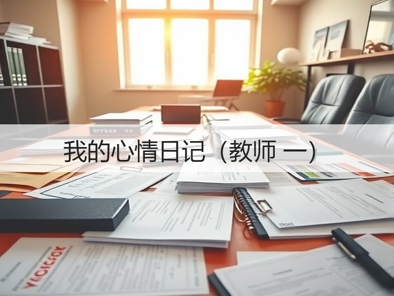 我的心情日记（教师 一）