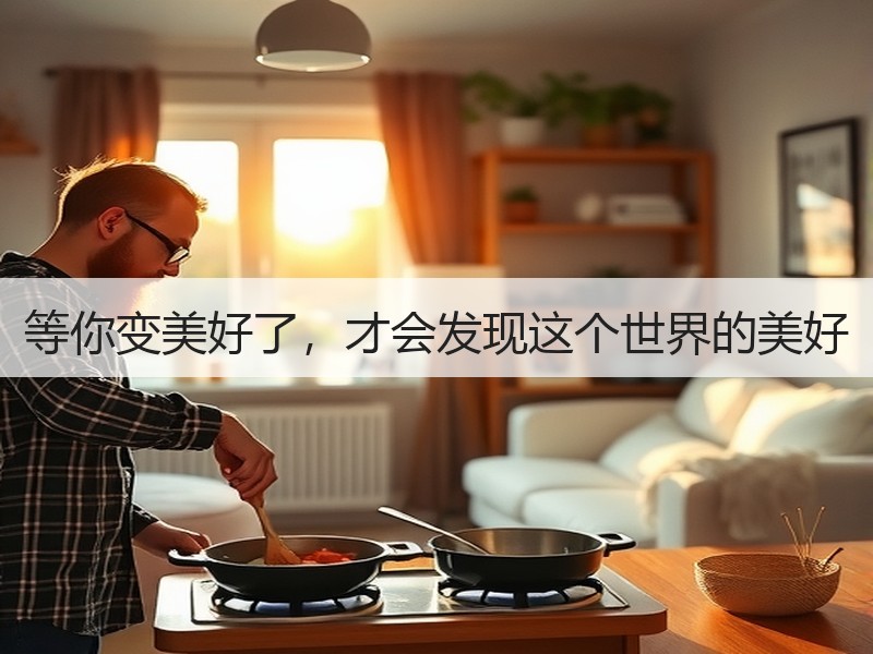 等你变美好了，才会发现这个世界的美好