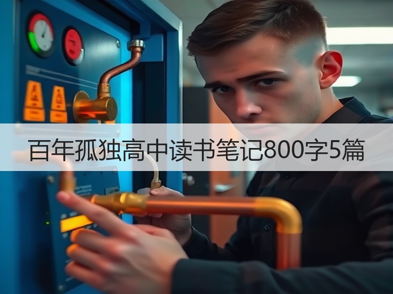 百年孤独高中读书笔记800字5篇