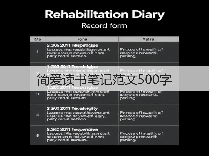 简爱读书笔记范文500字