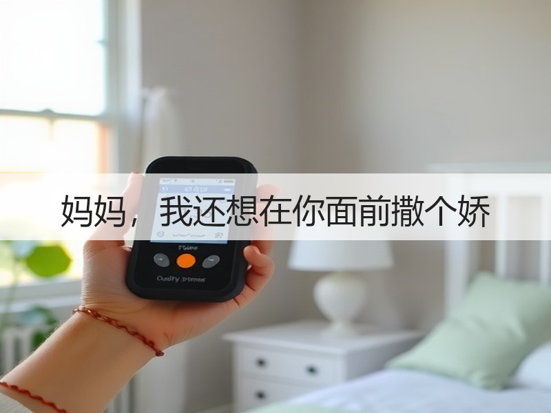 妈妈，我还想在你面前撒个娇