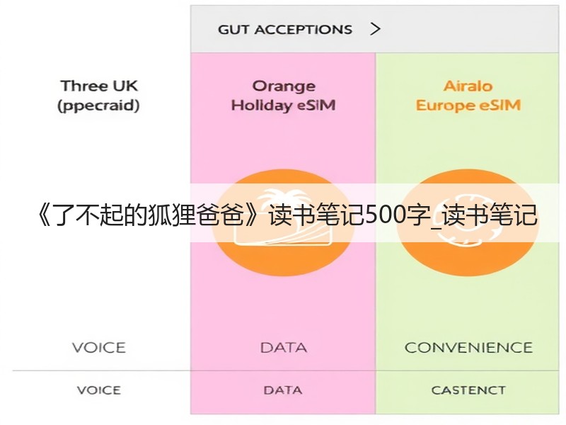 《了不起的狐狸爸爸》读书笔记500字_读书笔记