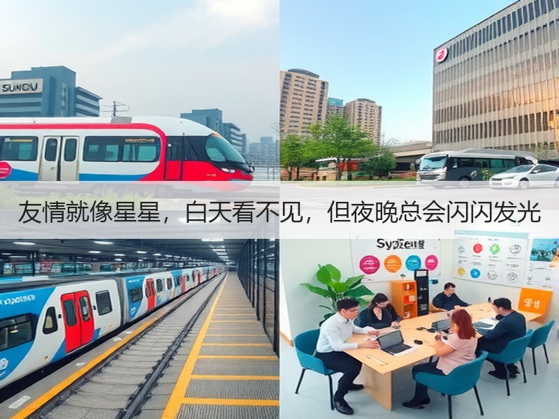 友情就像星星，白天看不见，但夜晚总会闪闪发光