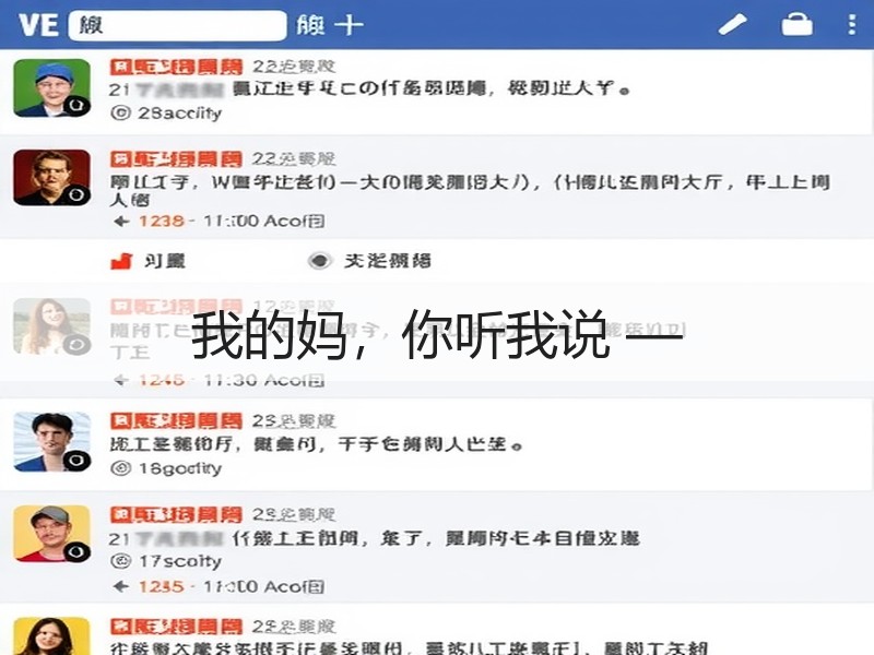 我的妈，你听我说 —