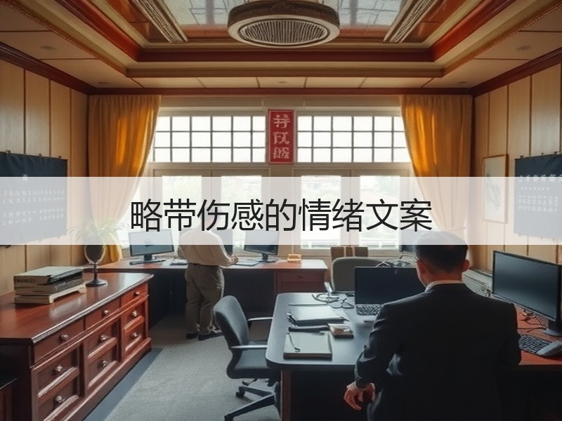 略带伤感的情绪文案
