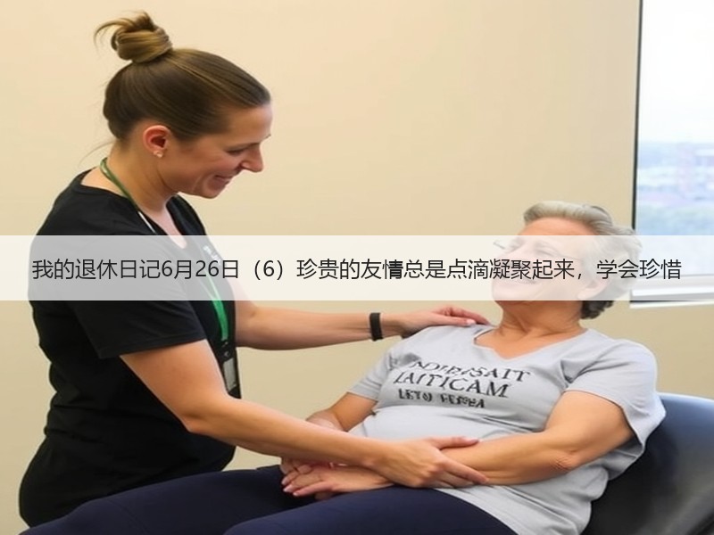 我的退休日记6月26日（6）珍贵的友情总是点滴凝聚起来，学会珍惜