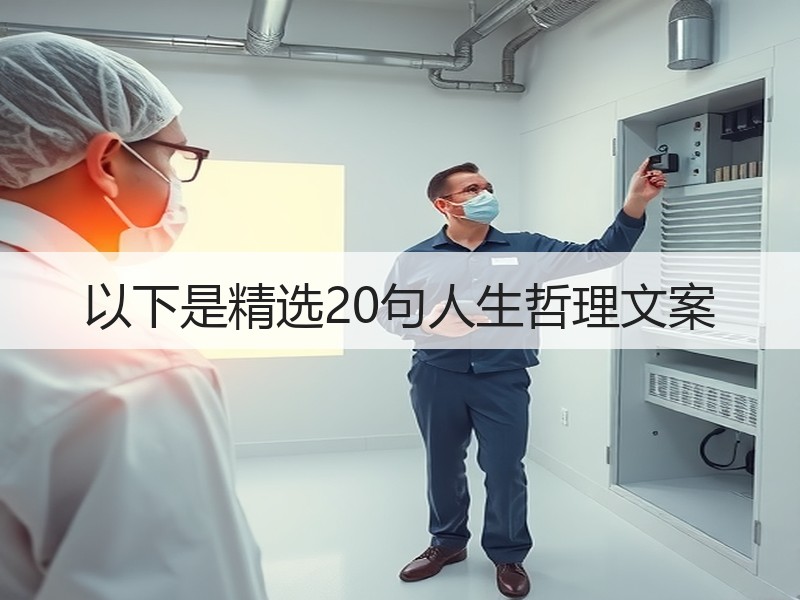 以下是精选20句人生哲理文案