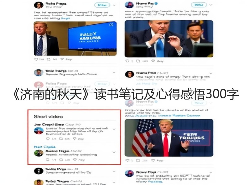 《济南的秋天》读书笔记及心得感悟300字