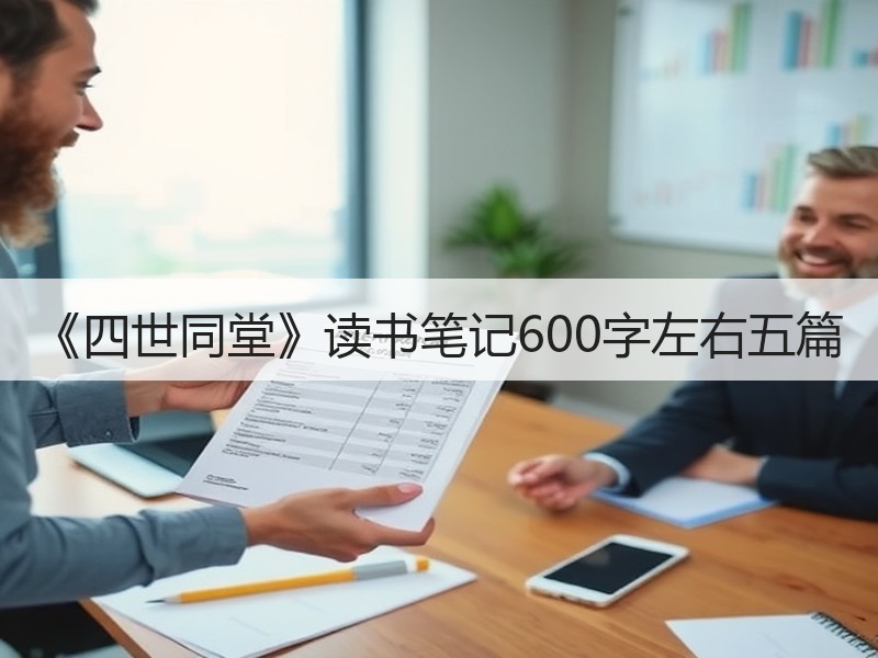 《四世同堂》读书笔记600字左右五篇