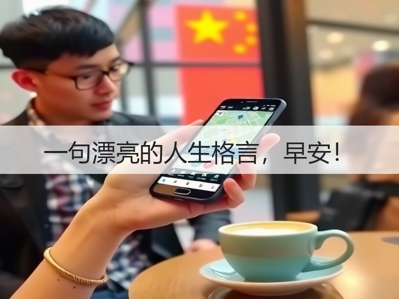 一句漂亮的人生格言，早安！
